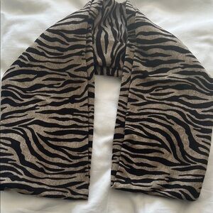 Zebra Print Scarf